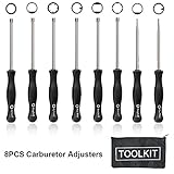 HOOAI 8PCS Carburetor Adjuster - Carburetor Ajdustment Tool Kit for Common 2 Cycle Carburator Engine - Carburetor Adjustment Tool Set