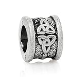 AvBeads Celtic Knot Triquetra Spacer Beads, 11mm x 8mm, 10 Pieces