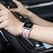 Floraler Sport Band for Apple Watch 38mm, Soft Silicone Strap Wristbands for Apple Watch Sport Series 3 Series 2 Series 1(Floral-1 38 M/L)