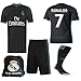 Real Madrid NB Ronaldo Bale Benzema Ramos 2017 2018 17 18 Kid Youth Replica Away Jersey Kit : Shirt, Short, Socks, Bag