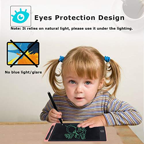 ELLIFA Children Toys for 2-10 Year Old Girls Gifts, LCD Writing Tablet Drawing Board for Kids Toys for Age 3 5 6 7 8 Year Old Girls Christmas Birthday Gifts for 2 3 4 5 6 Year Old Teens Girls Toddler - Thumbnail 3