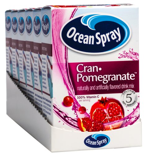 Ocean Spray on the Go Sugar Free Cranberry Pomegranate Powdered Drink Mix (Pack of 12)