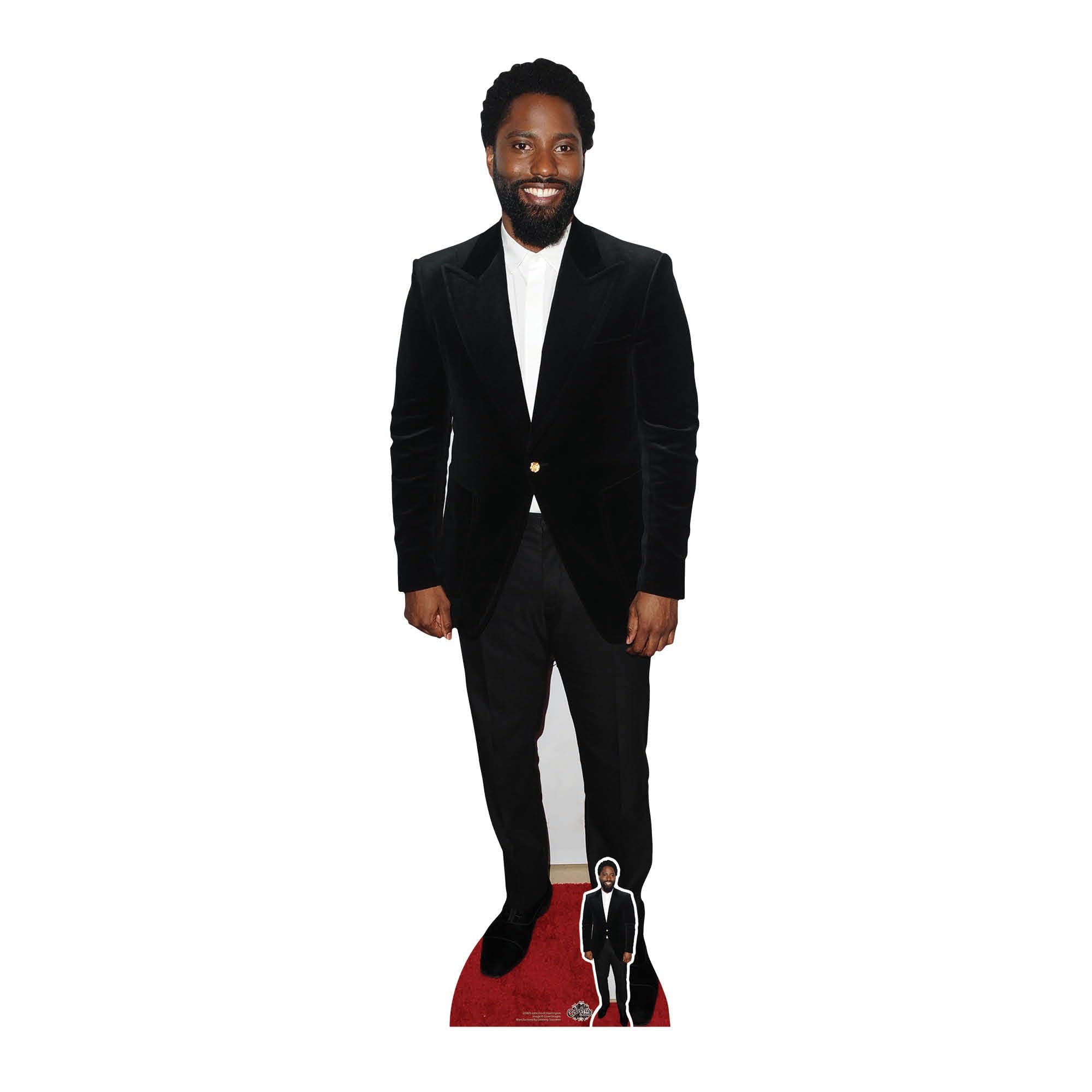 Star Cutouts CS829 John David Washington Lifesize Cardboard Cutout with Free Mini – Film & TV Fan Display, Party Decoration & Collector Gift