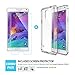 Ringke Fusion Compatible with Galaxy Note 4 Case [Dust Cap & Drop Protection] Premium Clear Back Shock Absorption Bumper Hard Case with HD Screen Film for Samsung Galaxy Note 4 - Clear