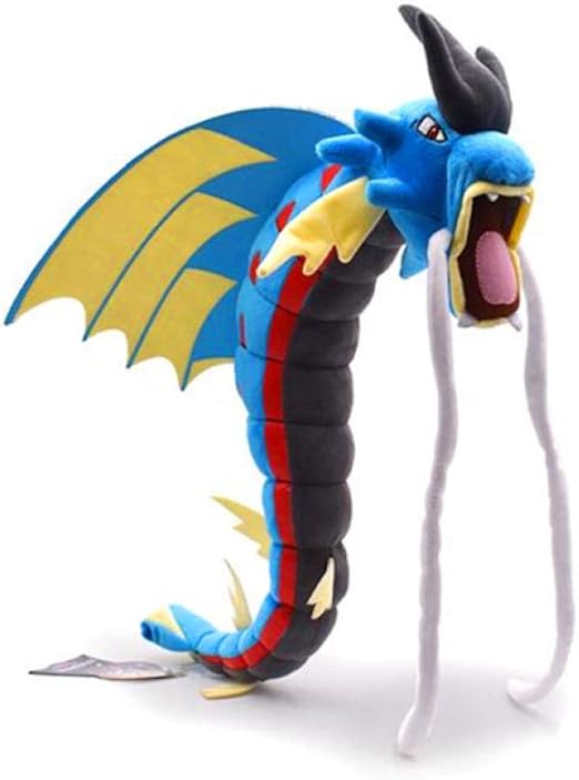 Amazon.com: NIANMEI - Juguete de peluche, diseño de evolución de Magikarp Gyarados, 2 colores, para decorar la habitación de los niños, azul: Kitchen \u0026 Dining