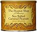 The Peanut Shop of Williamsburg Honey Roasted, Sea Salt Caramel Peanuts, 11 oz. Tin