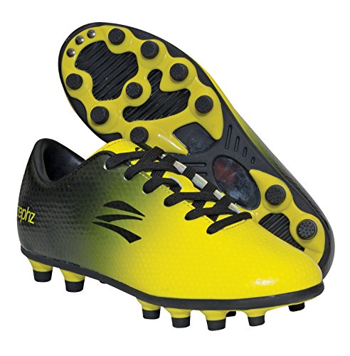 black and yellow soccer cleats