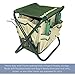 7 Piece Garden Seat Tool Set. Kit Includes 5 Tools: Pruner, Hand Shovel, Cultivator (Hand Rake or Hoe), Trowel, and Weeding Fork. Folding Stool Seat and Detachable Storage Tote Bag