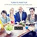 Bluetooth Speakers, 20W Portable Speaker with Rich Bass, IPX56 Waterproof Bluetooth Speaker with 5200mAh Power Bank, Dual-Driver, Built-in Mic, Dustproof, Shockproof, 24 Hrs Play for Home, Outdoor