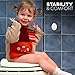 Potty Training Seat - Toddler Toilet Seat Cover w/Integrated Splash Guard | Fits Round & Oval Toilet Seats | Safe & Easy to Use, No Messy Clean Up | Toilet Training, Potty Trainer, Child Toilet Seat