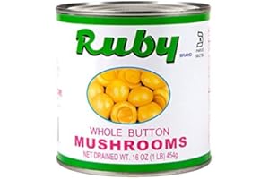 Ruby Whole Button Mushrooms 16 oz.