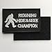 SpaceAuto Reigning Hide and Seek Champion Funny Tactical Morale Hook & Loop Fastener Patch 3.15