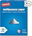 Staples Multipurpose Copy/Fax/Laser/Inkjet Printer Paper, 96 Brightness, 20 lb, Letter Size (8.5 x 11), 4 Reams Pack, 2000 Total Sheets (513099-4 Ream Multipack)