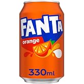 European Fanta Orange Soda 6-Pack of Cans 6 x 330 ml