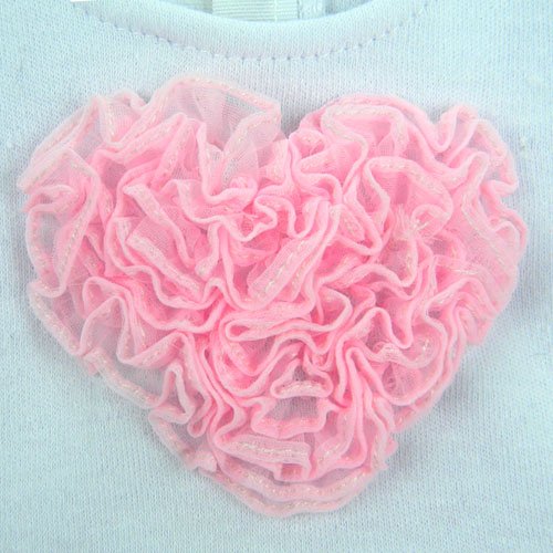 15 Inch Baby Doll Clothes 2 Pc. Set by Sophia's, Detailed Pink Heart Top, Tutu Skirt & Headband Fits American Girl 15 " Bitty Baby Dolls & More! Heart Dress & Headband| Plus Gift Bag