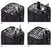 Loop World Adapter Plug, Worldwide Travel Adapter Charger [US UK EU AU/CN] w/Dual USB Charging Ports & Universal AC Socket - Safety Fused (Black)