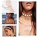 Canboer Black Rope Natural Shell Beads Beach Choker Necklace Handmade Hawaii Jewelry for Girls Women Ladies