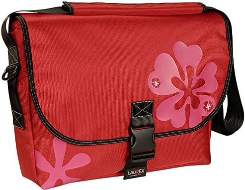 Laurex Laptop Messenger Bag -Large (Red Clover)