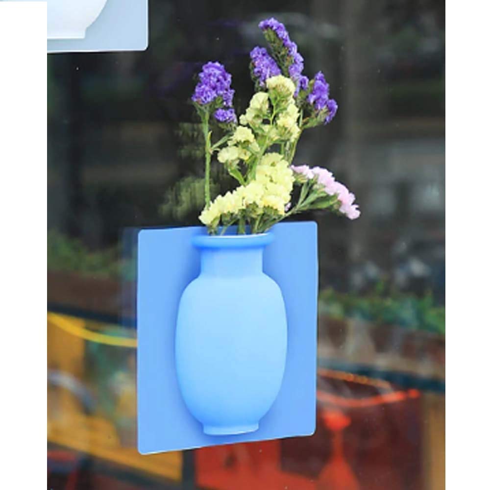 Buy Wikendfun Silicone Vases, antigravity Sticky vase on The Wall