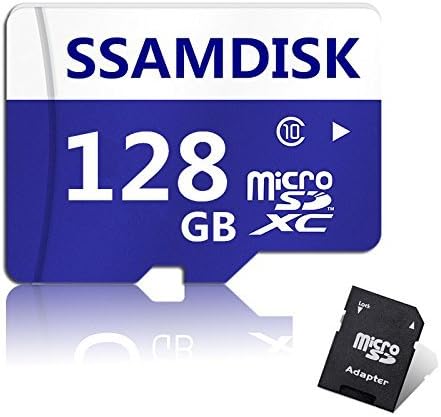 128GB Micro SDHC TF Memory Card Class 10 w/ SD Adapter For Smart Phones Tablet (128G)