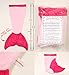 Mermaid Tail Blanket - Soft and Warm Polar Fleece Fabric Blanket by Cuddly Blankets for Kids and Teens (Ages 3-12) (Hot Pink and Light Pink)