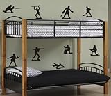 Army Men Decal Set Sticker Toy Toys Green Plastic Kids Kid Boy Teen War