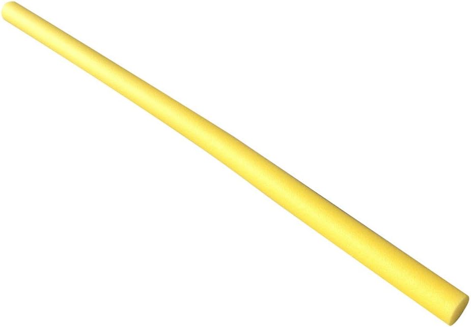 POPLY Swim Noodles,Pool Floating Durable Aid Thick Foam Tube Swimming Sticks for Swim Training Aids,Sport Lessons, Floats Aerobic Therapy Exercise,Kids & Adults Swimming Equipment Yellow