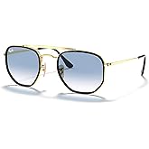 Ray-Ban The Marshal II RB3648M Hexagonal Sunglasses for Men for Women +BUNDLE with ACCESSORY EYEWEAR KIT