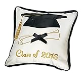 Class of 2016 Graduation Embroidered Accent Pillow