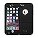 iPhone 6 Plus Case, iThrough Waterproof Underwater Case for iPhone 6 Plus,Dust Proof,Snow Proof, Shockproof,Heavy Duty Protective Carrying Slim Case Cover for 6 Plus,5.5 with Touch ID(Black)