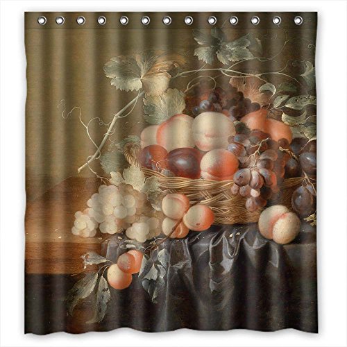 Beeyoo Polyester Famous Classic Art Painting Flowers Blossoms Shower Curtains Width X Height / 66 X 72 Inches / W H 168 By 180 Cm Best Choice For Relatives Mother Father Family Her. Dura
