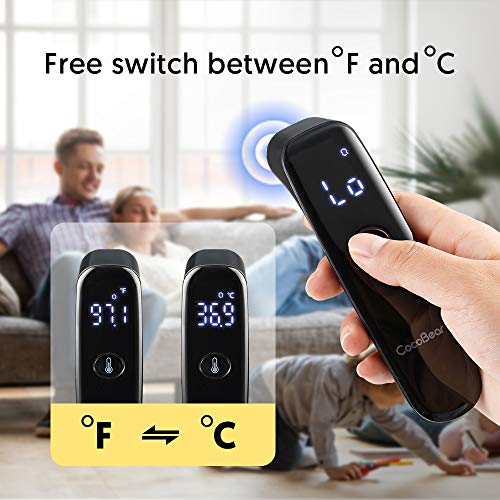 Cocobear Baby Thermometer,Thermometer for Fever Forehead, Kid and Adult Thermometer, Instant Accurate Reading for Body, Surface and Room