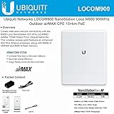Ubiquiti Network locoM9, NanoStation loco M9 900MHz Indoor Outdoor airMAX BaseStation CPE PoE