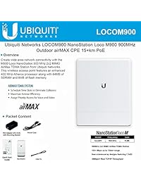 Ubiquiti NANO estación M900 loco 900 MHz MIMO Air Max TDMA estación