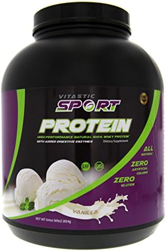 100% Natural High Performance Protein Powder 4lbs (Vanilla)