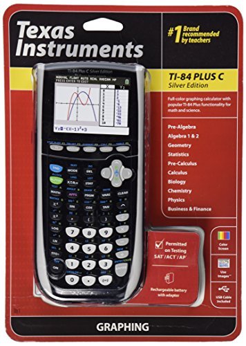 Texas-Instruments-TI84-Plus-C-Silver-Edition