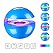 Mini Bluetooth Speakers, Wireless Sound Music Box with Touch Button, Lights Color Change, Built-in Microphone and Wired Mode for iPhone Samsung Cell Phone for Boy Girl - Blue