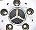 Mercedes Benz Wheel Center Caps - Black Carbon Fiber - Set of 4 Mercedes Benz Wheel Caps – AMG Wheel Center Caps - 75mm/ 3 Inch - Mercedes Center Wheel Caps - Mercedes Wheel Caps MB Hub Caps