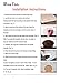 Slowton Cat Door, Pet Door for Cats Interior Door 2 Way Kitty Hole Shape Pass Fits Hollow Core Glass Solid Door for Cats up to 21lbs, Hidden Litter Box in Basement Laundry Room Easy to Install
