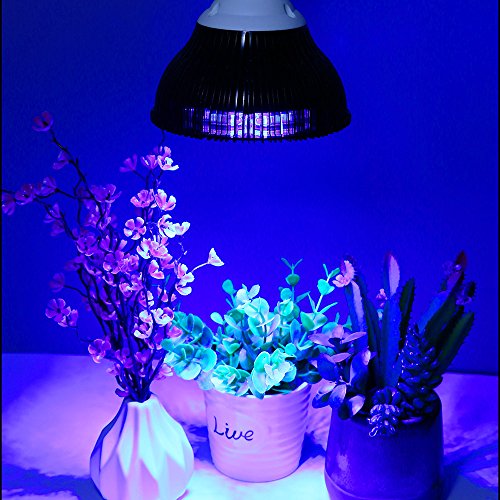 LED Aquarium Light Blub, Wolezek 36W LED Plant Grow Light Bulb with