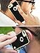 iPhone 7 Plus Case, iPhone 8 Plus Case, Luxury PU Leather Cloth Protective Cover Case, Magnetic Electroplate Rubber Slim Cell Phone Case iPhone 7/8 Plus Case (5.5 inch) - Black