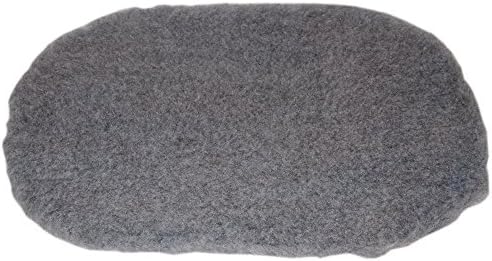 Petlife International Vetbed Oval Animal Bedding (21in) (Gray)