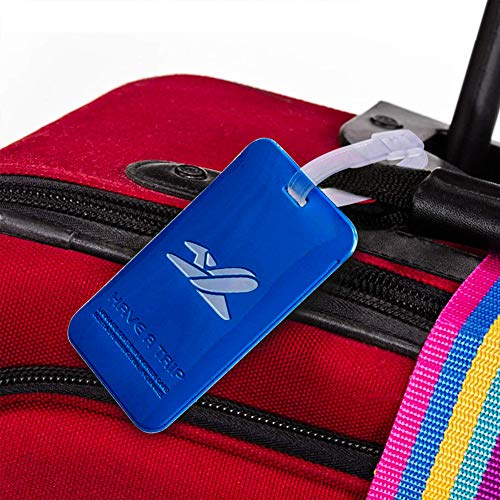 image for Daisiki Luggage Tags Travel ID Tags with Address Card Luggage Straps S