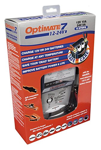 OptiMATE 7 12V-24V, TM-261, 8-step 12V-10Amp / 24V-5Amp Battery Saving charger-tester-maintainer