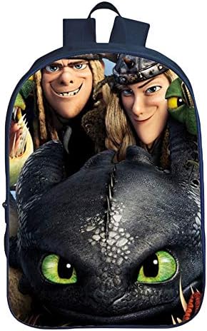 How to Train Your Dragon Children's Backpack Kids School Bag 3D Printing Daypack Travel Backpack