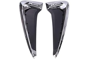 AUTOBRO ABS Plastic X-drive Shark Gills Side Decoration Fender Air Vent Trim Cover for BMW X5 F15 X5M F85 2014 2015 2016 2017 2018