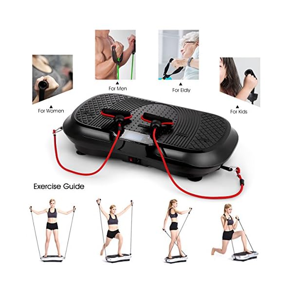 GENKI YD1010BB Ultra Slim Vibration Machine Plate Platform Whole Body