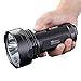 JETBeam T6 4350 Lumens 2016 Edition Brightest Flashlight, 4 Cree XPL LED, 750m Super Long Beam Distance, Waterproof Military Grade 18650 Portable Searchlight, 7 Modes with Strobe SOS, Beacon Signal