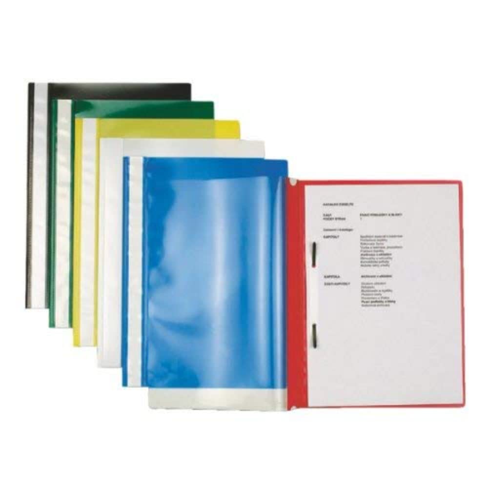 Esselte A4 Plastic Report Files, Pack of 25, 160 Sheet Capacity, VIVIDA Blue, VIVIDA Range, 15386