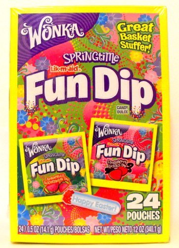 Wonka Springtime Fun Dip 24 Pouches (Single Pack)